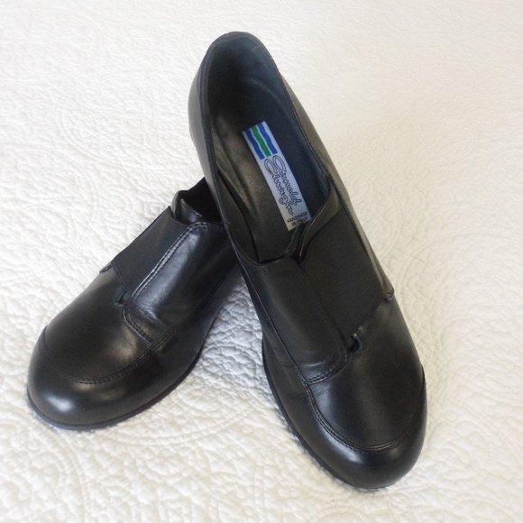 Arnold Churgin Black Leather Slip-on Shoe - Picture 1 of 10